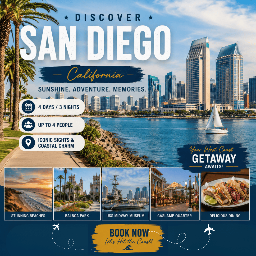Alma San Diego Downtown, a Tribute Portfolio Hotel — 4D/3N San Diego